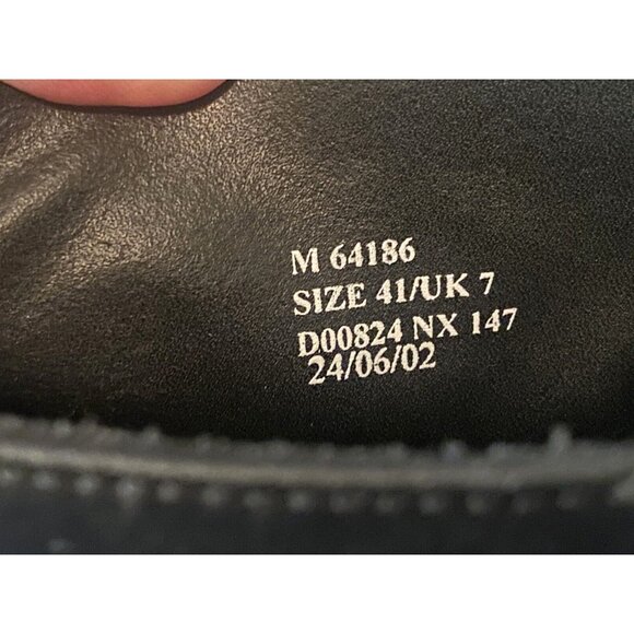 Next Boots Women Black Lace Size 41 ( US 8) Leather - Picture 5 of 8